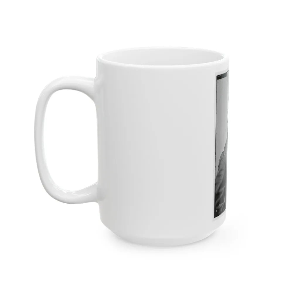 Portrait Of Brig. Gen. David Mcm. Gregg, Officer Of The Federal Army, (Maj. Gen. From Aug. 1, 1864) (U.S. Civil War) White Coffee Mug-Go Mug Yourself