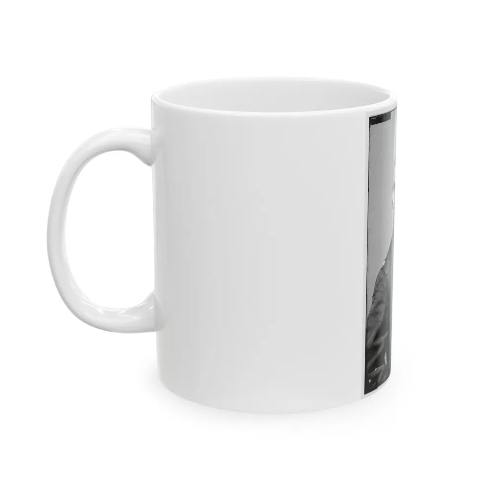 Portrait Of Brig. Gen. David Mcm. Gregg, Officer Of The Federal Army, (Maj. Gen. From Aug. 1, 1864) (U.S. Civil War) White Coffee Mug-Go Mug Yourself
