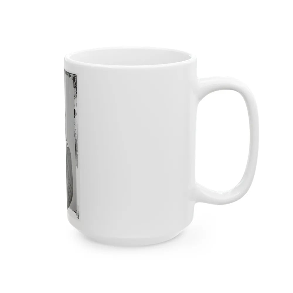 Portrait Of Brig. Gen. James A. Garfield, Officer Of The Federal Army (Maj. Gen. From Sept. 19, 1863) (U.S. Civil War) White Coffee Mug-Go Mug Yourself