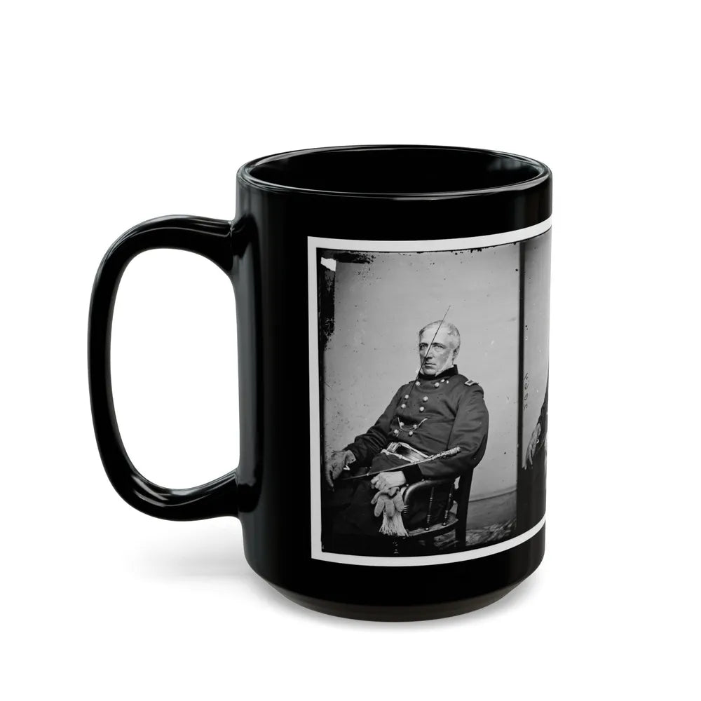 Portrait Of Brig. Gen. James S. Wadsworth, Officer Of The Federal Army (U.S. Civil War) Black Coffee Mug-Go Mug Yourself