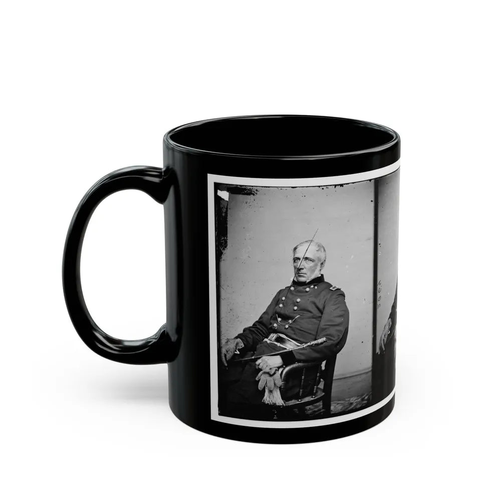 Portrait Of Brig. Gen. James S. Wadsworth, Officer Of The Federal Army (U.S. Civil War) Black Coffee Mug-Go Mug Yourself