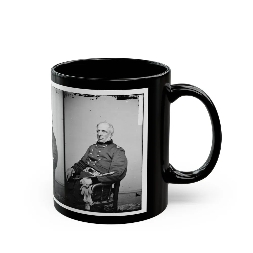 Portrait Of Brig. Gen. James S. Wadsworth, Officer Of The Federal Army (U.S. Civil War) Black Coffee Mug-Go Mug Yourself