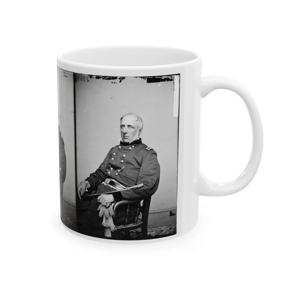 Portrait Of Brig. Gen. James S. Wadsworth, Officer Of The Federal Army (U.S. Civil War) White Coffee Mug-Go Mug Yourself