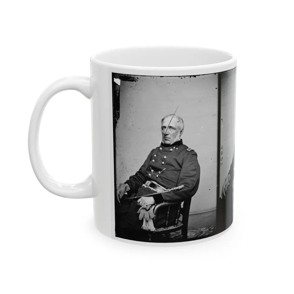 Portrait Of Brig. Gen. James S. Wadsworth, Officer Of The Federal Army (U.S. Civil War) White Coffee Mug-Go Mug Yourself