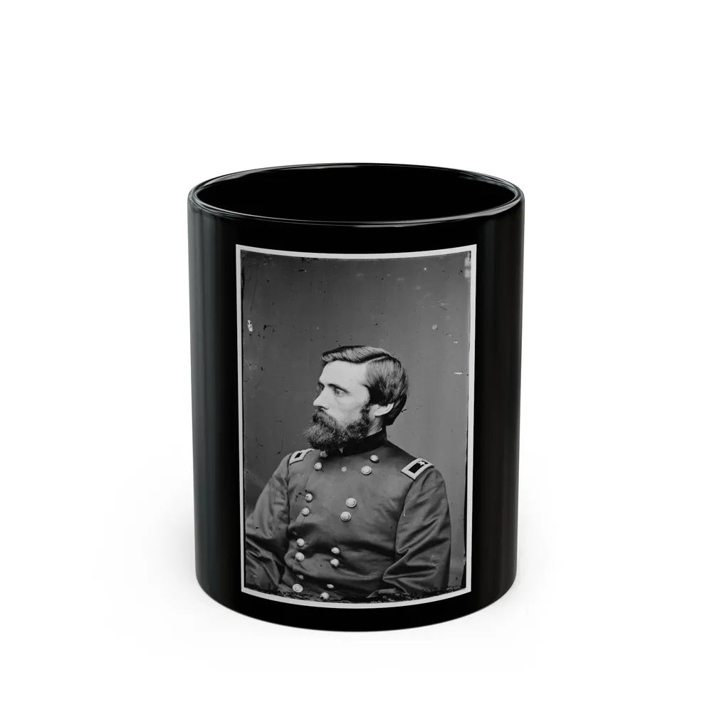 Portrait Of Brig. Gen. John A. Rawlins, Officer Of The Federal Army (Maj. Gen. From Feb. 24, 1865) (U.S. Civil War) Black Coffee Mug-11oz-Go Mug Yourself