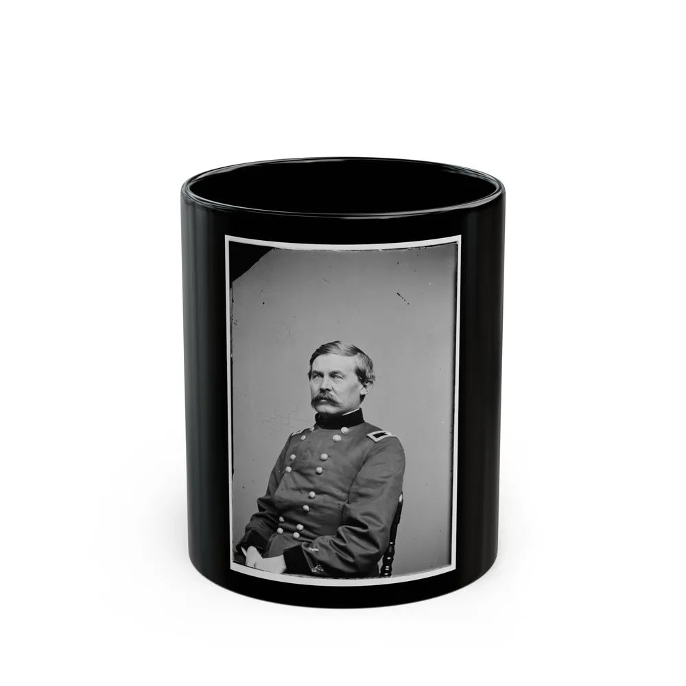 Portrait Of Brig. Gen. John Buford (Maj. Gen. From July 1, 1863), Officer Of The Federal Army (U.S. Civil War) Black Coffee Mug-11oz-Go Mug Yourself