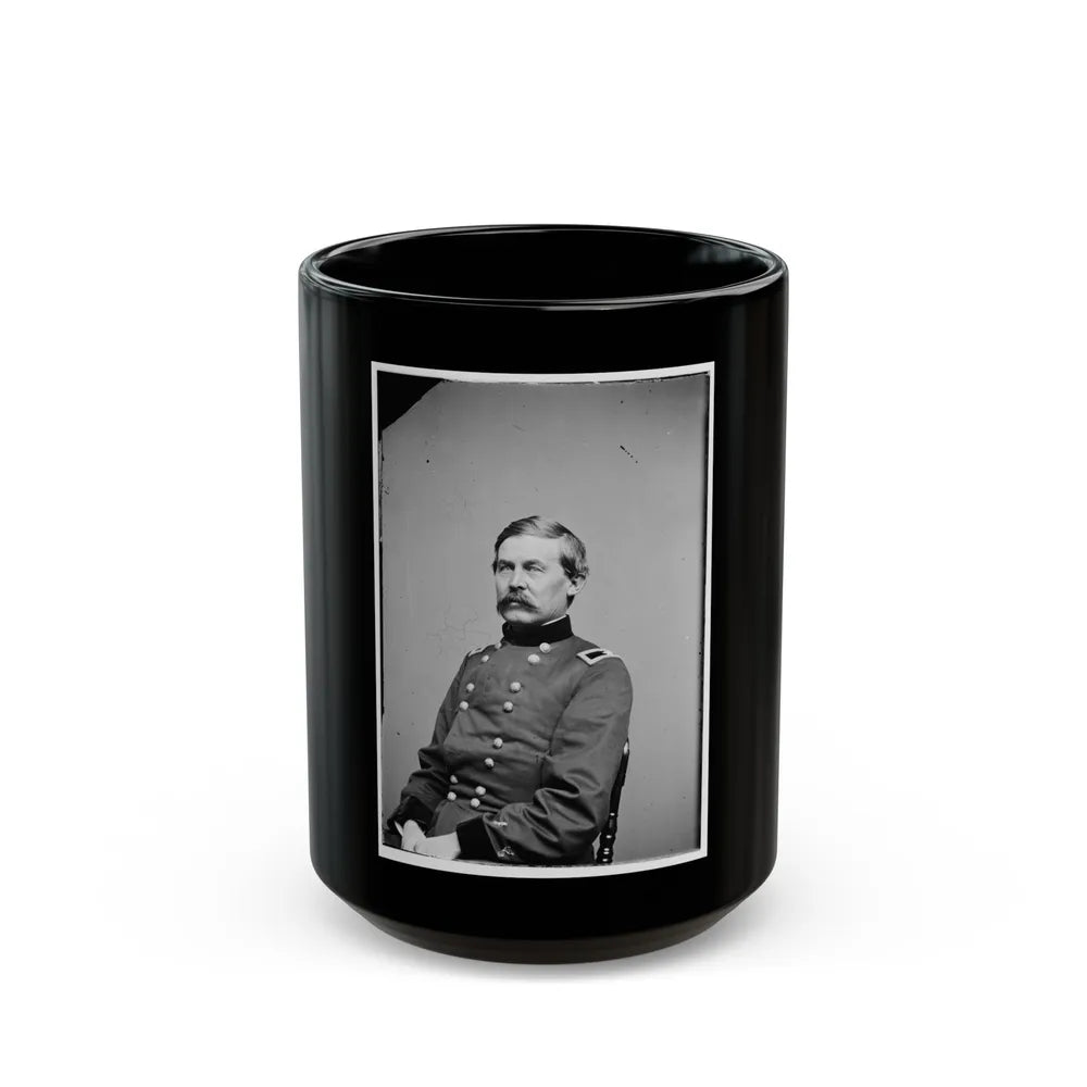 Portrait Of Brig. Gen. John Buford (Maj. Gen. From July 1, 1863), Officer Of The Federal Army (U.S. Civil War) Black Coffee Mug-15oz-Go Mug Yourself