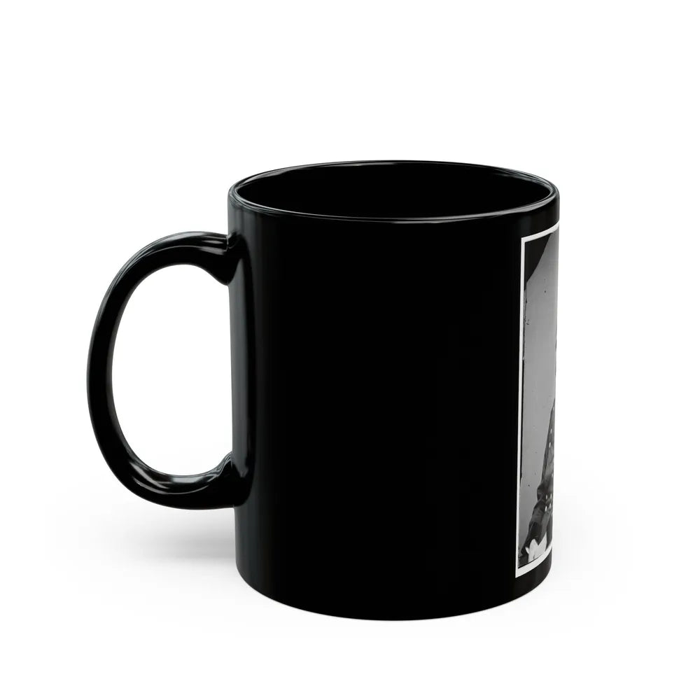 Portrait Of Brig. Gen. John Buford (Maj. Gen. From July 1, 1863), Officer Of The Federal Army (U.S. Civil War) Black Coffee Mug-Go Mug Yourself