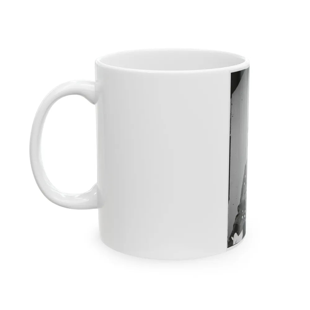 Portrait Of Brig. Gen. John Buford (Maj. Gen. From July 1, 1863), Officer Of The Federal Army (U.S. Civil War) White Coffee Mug-Go Mug Yourself