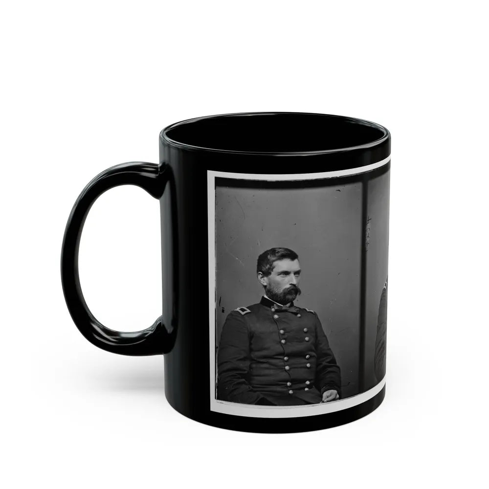 Portrait Of Brig. Gen. John Gibbon, Officer Of The Federal Army (Maj. Gen. From June 7, 1864) (U.S. Civil War) Black Coffee Mug-Go Mug Yourself