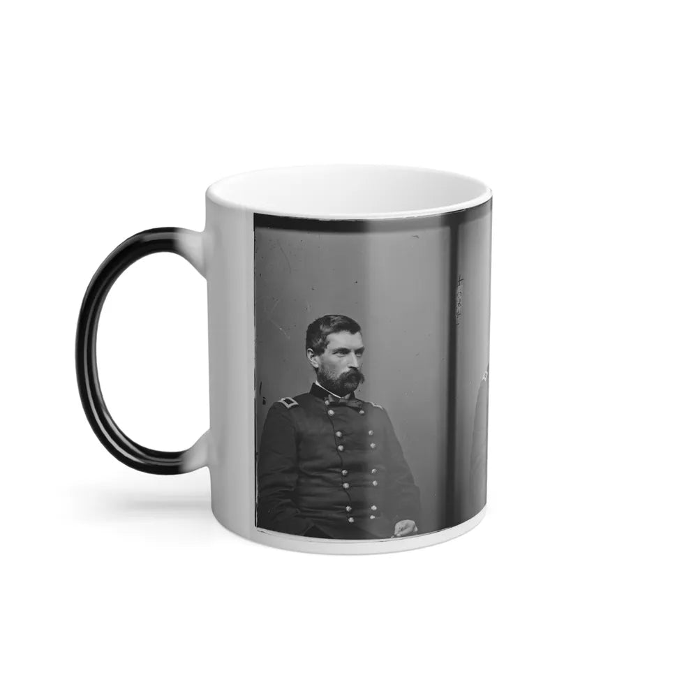 Portrait of Brig. Gen. John Gibbon, Officer of the Federal Army (Maj. Gen. From June 7, 1864) (U.S. Civil War) Color Changing Coffee Mug 11oz-Go Mug Yourself