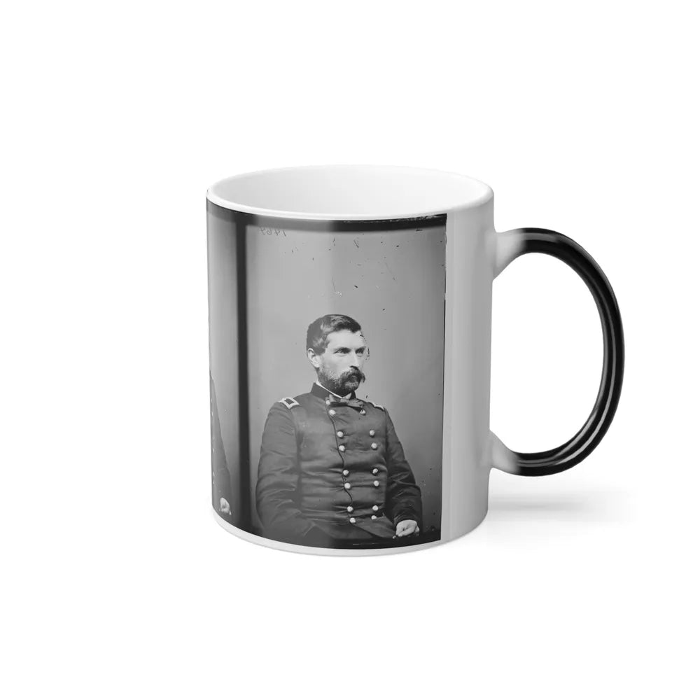 Portrait of Brig. Gen. John Gibbon, Officer of the Federal Army (Maj. Gen. From June 7, 1864) (U.S. Civil War) Color Changing Coffee Mug 11oz-Go Mug Yourself