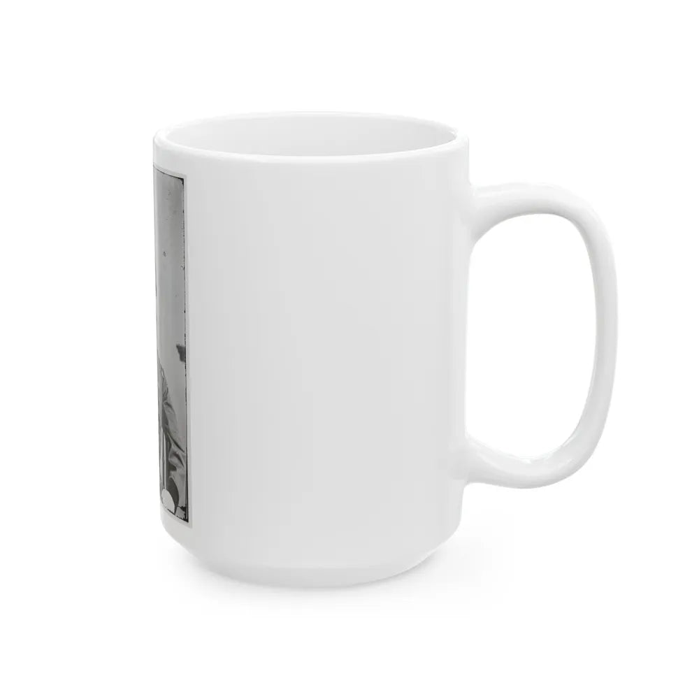 Portrait Of Brig. Gen. John M. Brannan (Maj. Gen. From Jan. 23, 1865), Officer Of The Federal Army (U.S. Civil War) White Coffee Mug-Go Mug Yourself