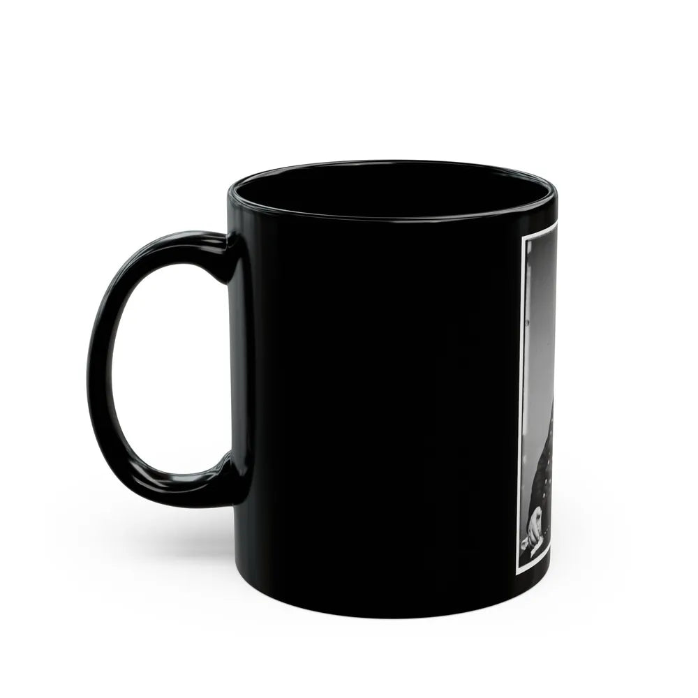 Portrait Of Brig. Gen. Joseph G. Totten, Chief, Corps Of Engineers, Officer Of The Federal Army (U.S. Civil War) Black Coffee Mug-Go Mug Yourself