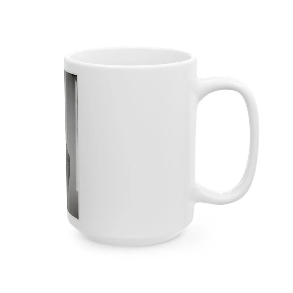 Portrait Of Brig. Gen. Joseph G. Totten, Chief, Corps Of Engineers, Officer Of The Federal Army (U.S. Civil War) White Coffee Mug-Go Mug Yourself