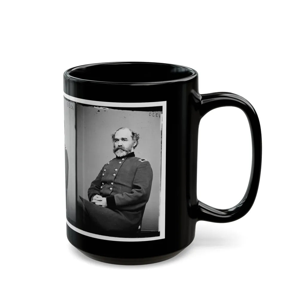 Portrait Of Brig. Gen. Montgomery C. Meigs, Quartermaster-General, Officer Of The Federal Army (Maj. Gen. From July 5, 1864) (U.S. Civil War) Black Coffee Mug-Go Mug Yourself