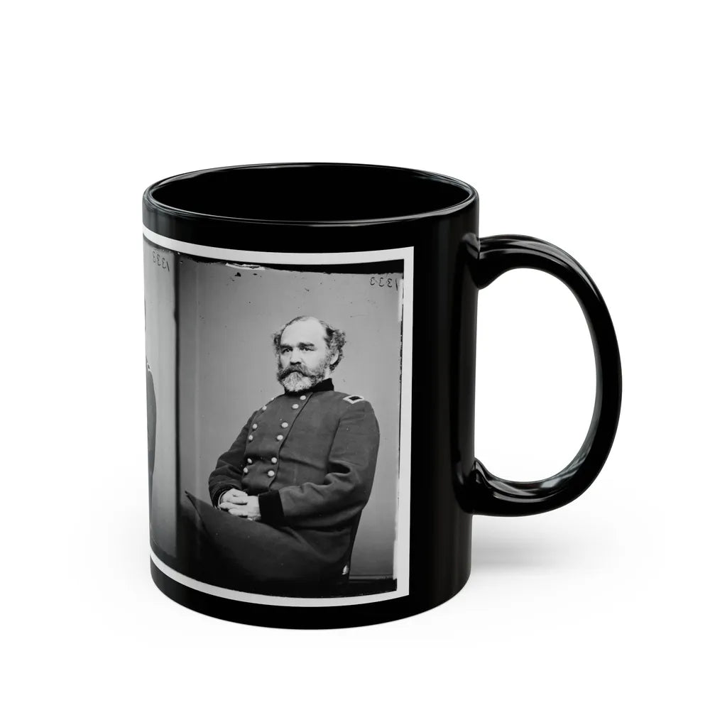 Portrait Of Brig. Gen. Montgomery C. Meigs, Quartermaster-General, Officer Of The Federal Army (Maj. Gen. From July 5, 1864) (U.S. Civil War) Black Coffee Mug-Go Mug Yourself