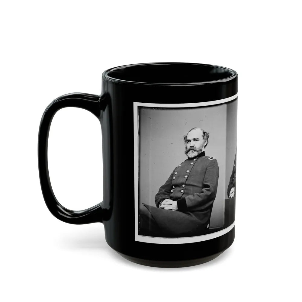 Portrait Of Brig. Gen. Montgomery C. Meigs, Quartermaster-General, Officer Of The Federal Army (Maj. Gen. From July 5, 1864) (U.S. Civil War) Black Coffee Mug-Go Mug Yourself