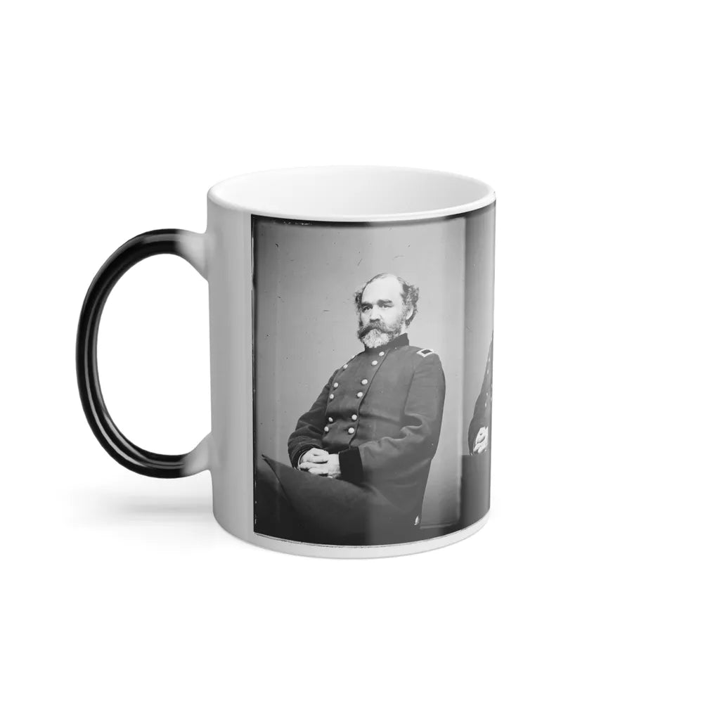 Portrait of Brig. Gen. Montgomery C. Meigs, Quartermaster-General, Officer of the Federal Army (Maj. Gen. From July 5, 1864) (U.S. Civil War) Color Changing Coffee Mug 11oz-Go Mug Yourself