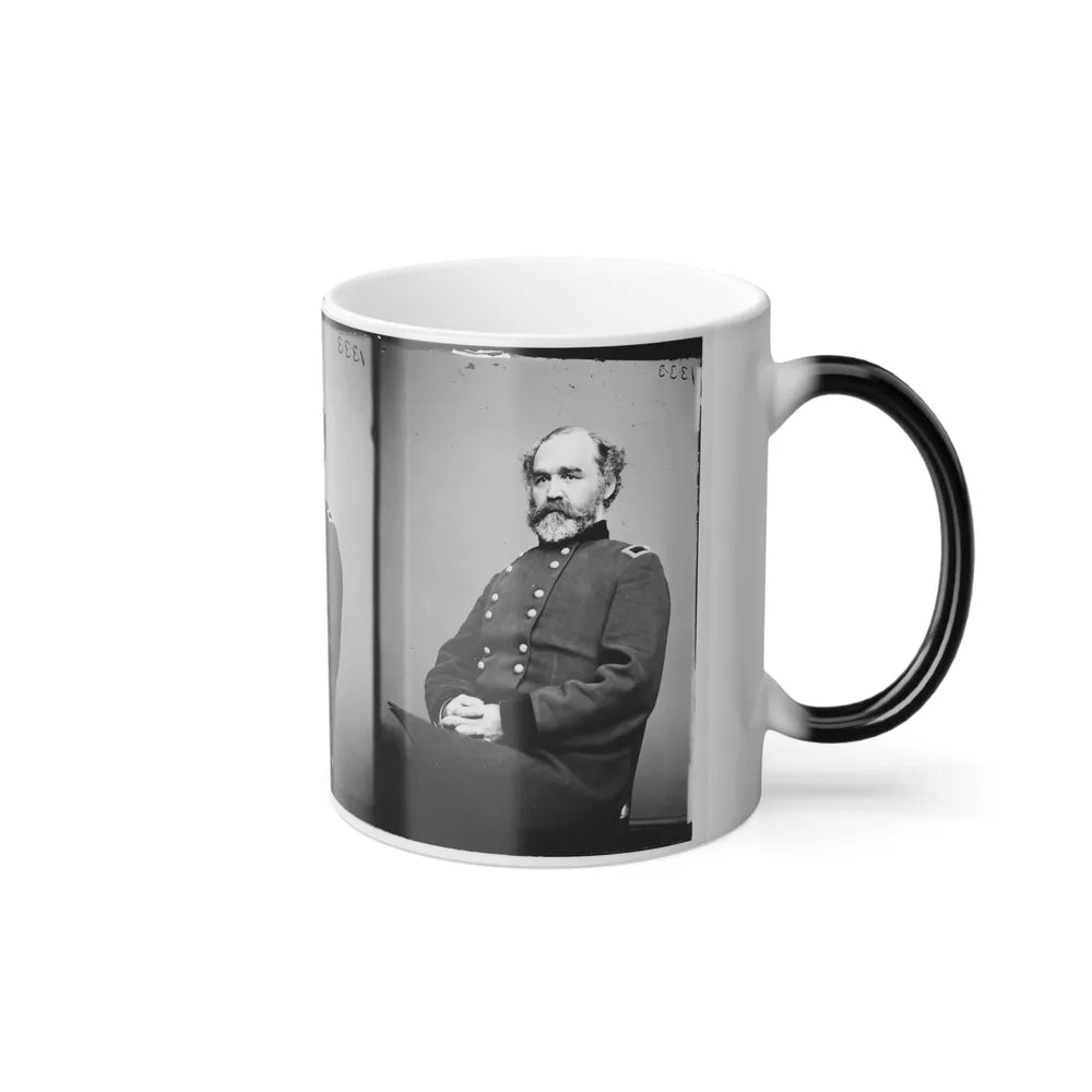 Portrait of Brig. Gen. Montgomery C. Meigs, Quartermaster-General, Officer of the Federal Army (Maj. Gen. From July 5, 1864) (U.S. Civil War) Color Changing Coffee Mug 11oz-Go Mug Yourself
