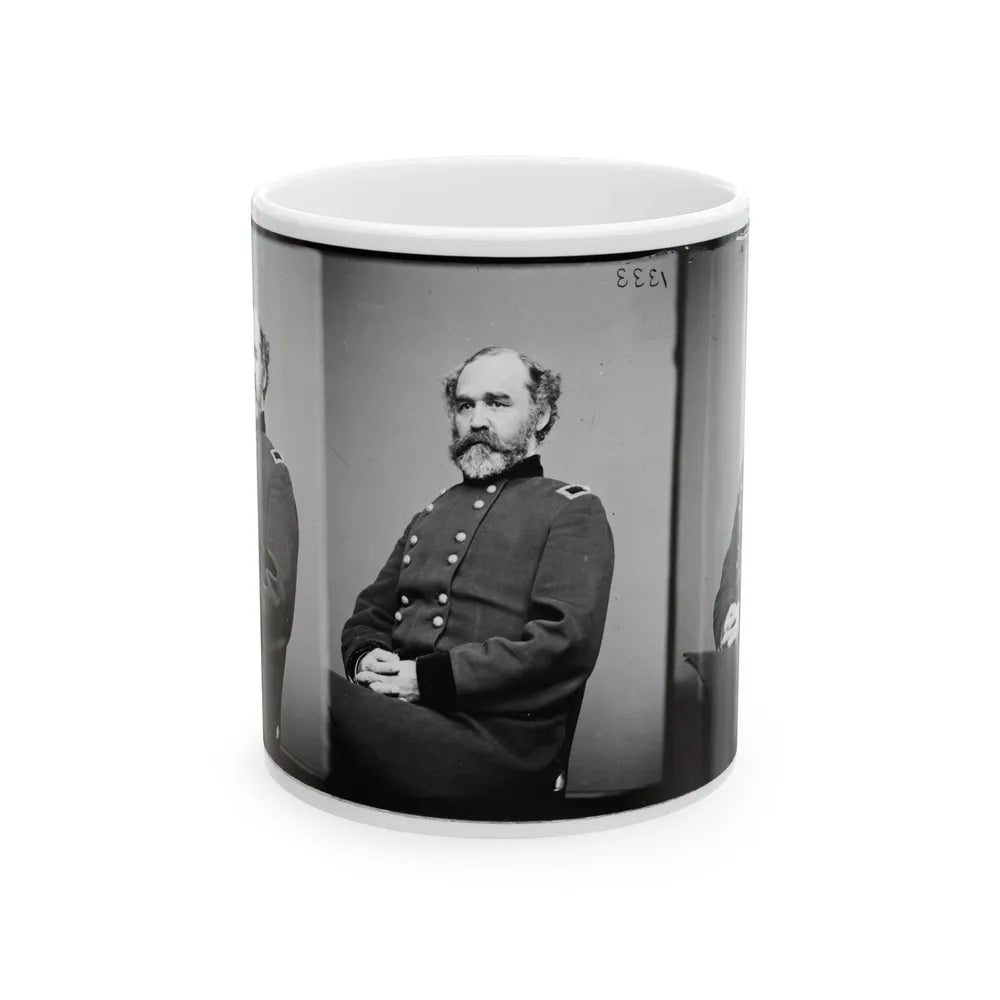 Portrait Of Brig. Gen. Montgomery C. Meigs, Quartermaster-General, Officer Of The Federal Army (Maj. Gen. From July 5, 1864) (U.S. Civil War) White Coffee Mug-11oz-Go Mug Yourself