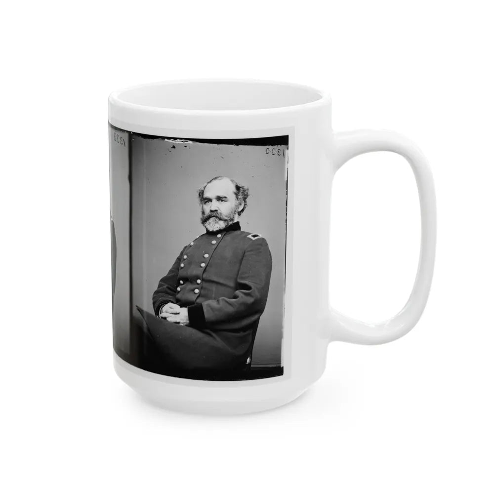 Portrait Of Brig. Gen. Montgomery C. Meigs, Quartermaster-General, Officer Of The Federal Army (Maj. Gen. From July 5, 1864) (U.S. Civil War) White Coffee Mug-Go Mug Yourself