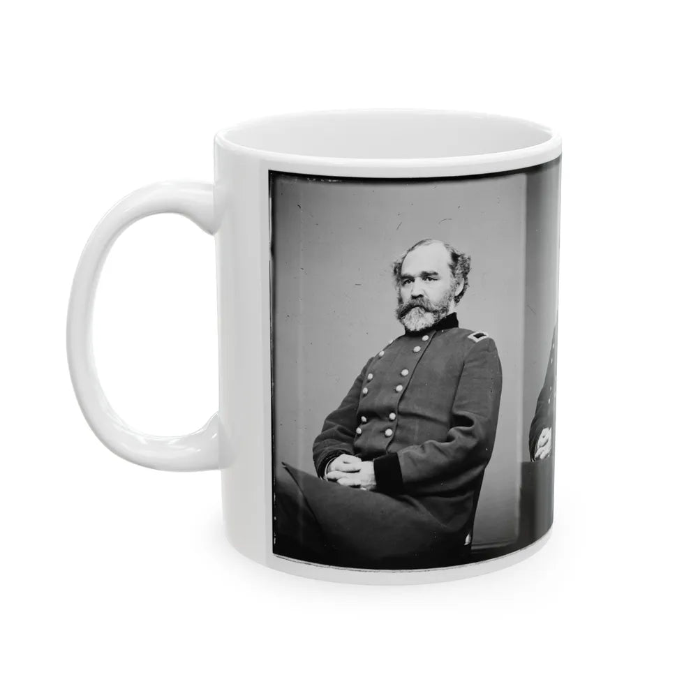 Portrait Of Brig. Gen. Montgomery C. Meigs, Quartermaster-General, Officer Of The Federal Army (Maj. Gen. From July 5, 1864) (U.S. Civil War) White Coffee Mug-Go Mug Yourself