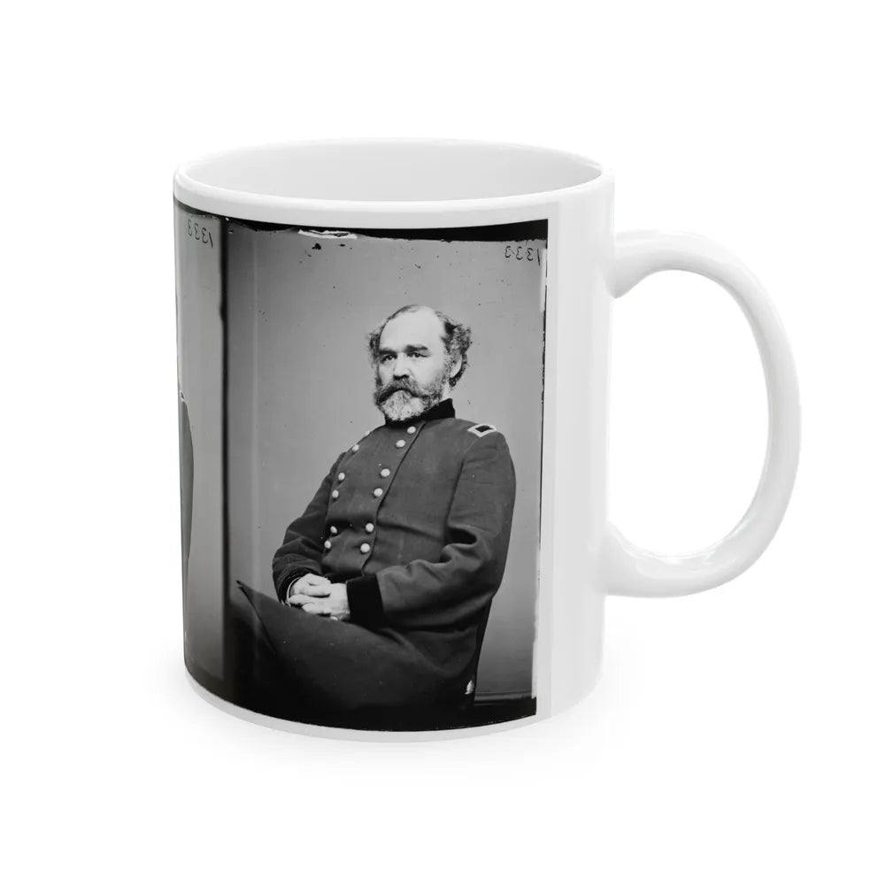 Portrait Of Brig. Gen. Montgomery C. Meigs, Quartermaster-General, Officer Of The Federal Army (Maj. Gen. From July 5, 1864) (U.S. Civil War) White Coffee Mug-Go Mug Yourself