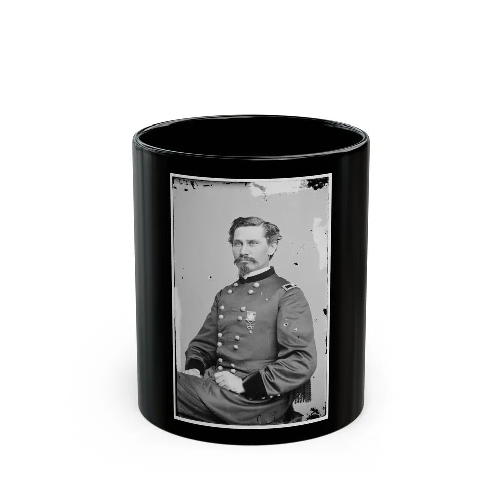 Portrait Of Brig. Gen. Orlando M. Poe, Officer Of The Federal Army (U.S. Civil War) Black Coffee Mug-11oz-Go Mug Yourself