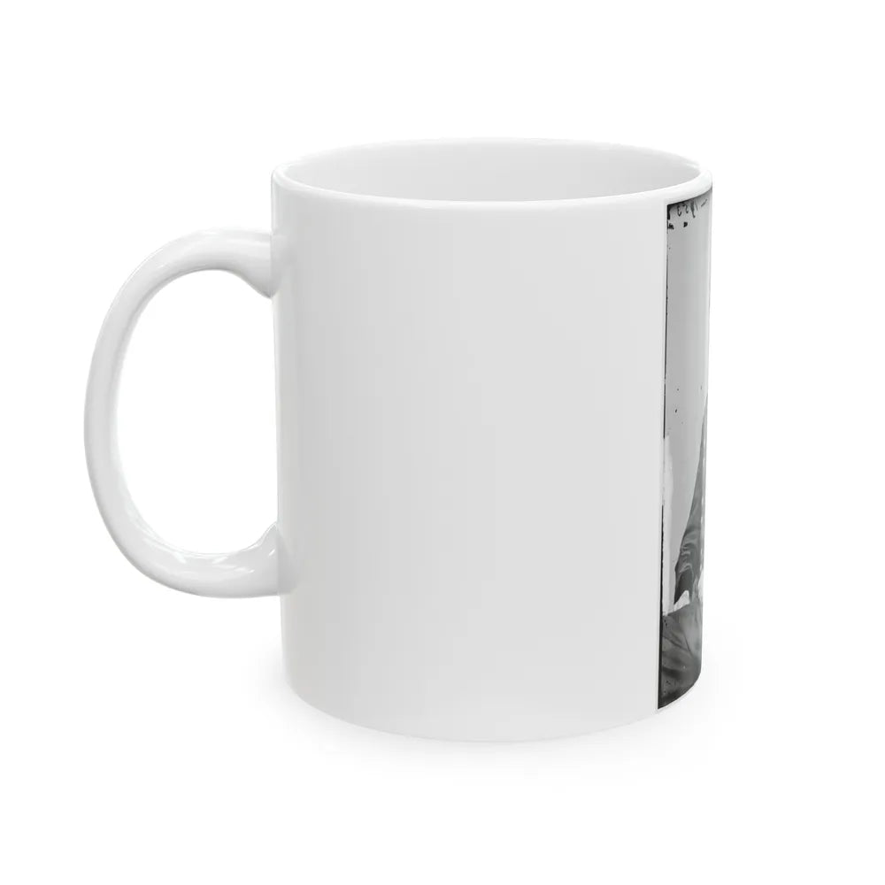 Portrait Of Brig. Gen. Orlando M. Poe, Officer Of The Federal Army (U.S. Civil War) White Coffee Mug-Go Mug Yourself
