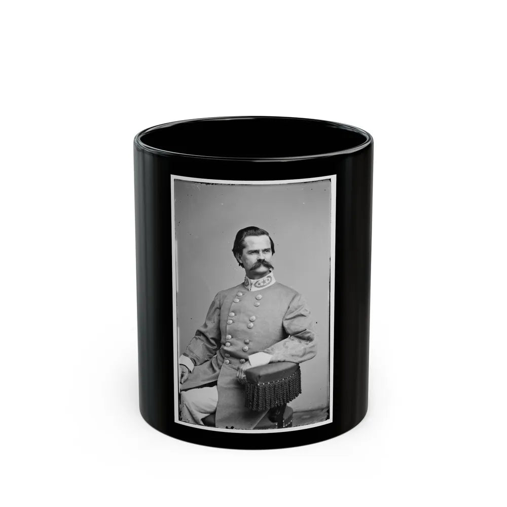 Portrait Of Brig. Gen. Richard L. T. Beale, Officer Of The Confederate Army (U.S. Civil War) Black Coffee Mug-11oz-Go Mug Yourself