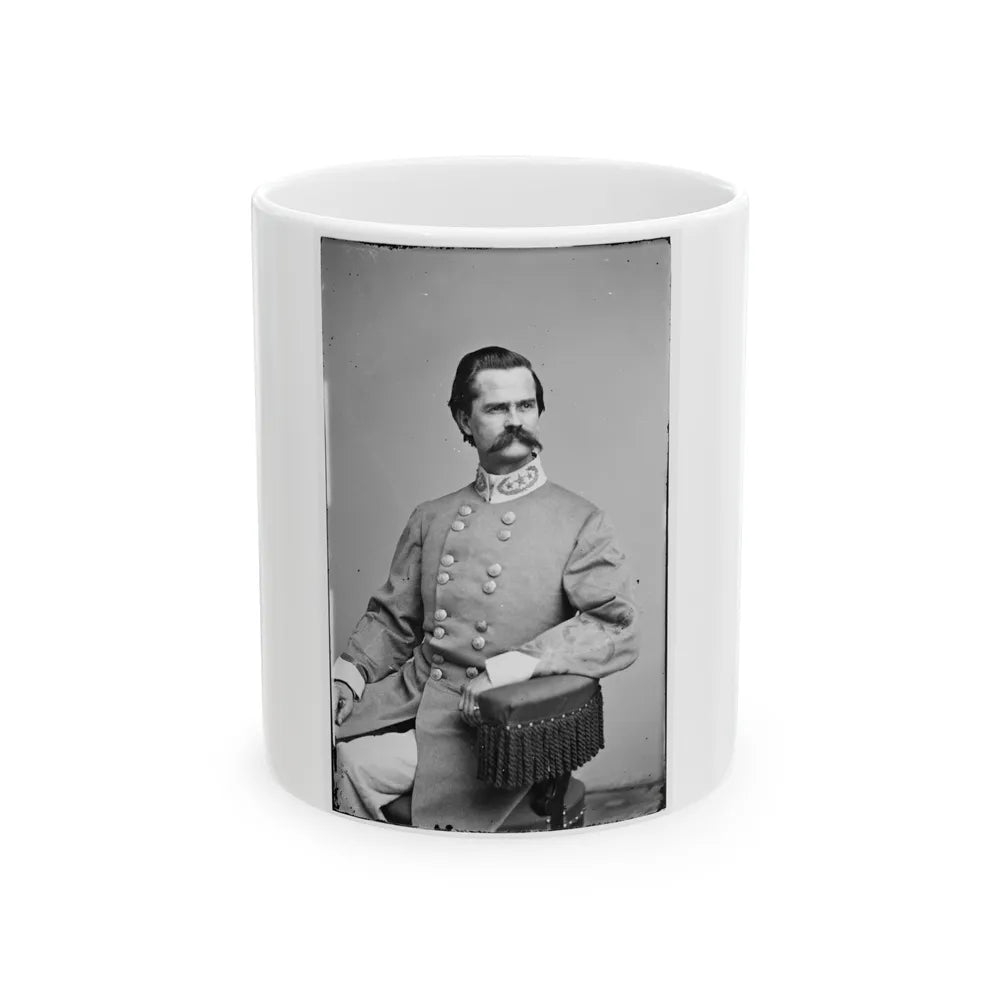 Portrait Of Brig. Gen. Richard L. T. Beale, Officer Of The Confederate Army (U.S. Civil War) White Coffee Mug-11oz-Go Mug Yourself