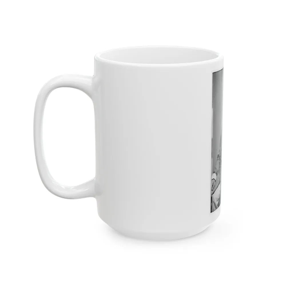 Portrait Of Brig. Gen. Richard L. T. Beale, Officer Of The Confederate Army (U.S. Civil War) White Coffee Mug-Go Mug Yourself