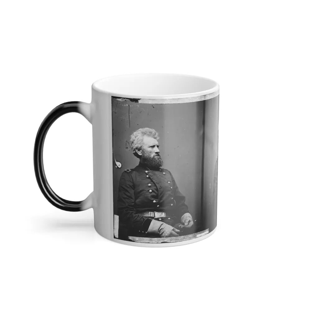 Portrait of Brig. Gen. Robert Huston Milroy, Officer of the Federal Army (Maj. Gen. From Nov. 29, 1862) (U.S. Civil War) Color Changing Coffee Mug 11oz-Go Mug Yourself