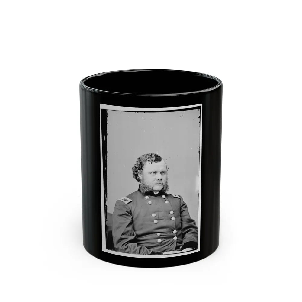 Portrait Of Brig. Gen. Robert O. Tyler, Officer Of The Federal Army (Maj. Gen. From Aug. 1, 1864) (U.S. Civil War) Black Coffee Mug-11oz-Go Mug Yourself