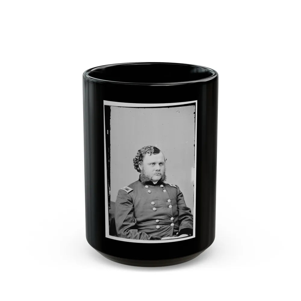 Portrait Of Brig. Gen. Robert O. Tyler, Officer Of The Federal Army (Maj. Gen. From Aug. 1, 1864) (U.S. Civil War) Black Coffee Mug-15oz-Go Mug Yourself