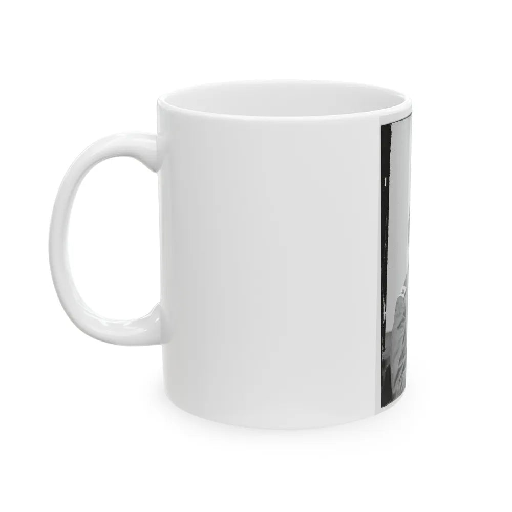 Portrait Of Brig. Gen. Robert O. Tyler, Officer Of The Federal Army (Maj. Gen. From Aug. 1, 1864) (U.S. Civil War) White Coffee Mug-Go Mug Yourself