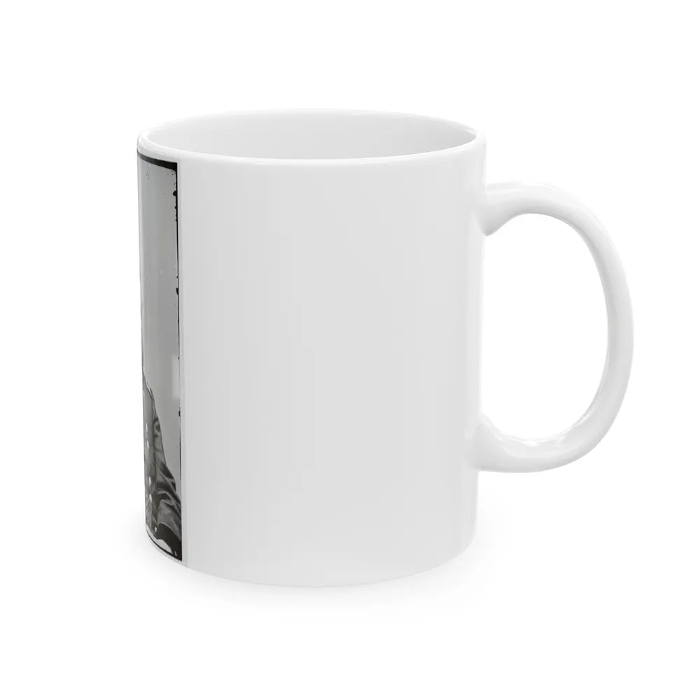 Portrait Of Brig. Gen. Robert O. Tyler, Officer Of The Federal Army (Maj. Gen. From Aug. 1, 1864) (U.S. Civil War) White Coffee Mug-Go Mug Yourself