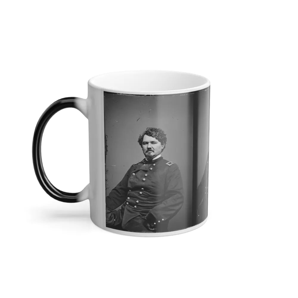 Portrait of Brig. Gen. Samuel D. Sturgis, Officer of the Federal Army (U.S. Civil War) Color Changing Coffee Mug 11oz-Go Mug Yourself