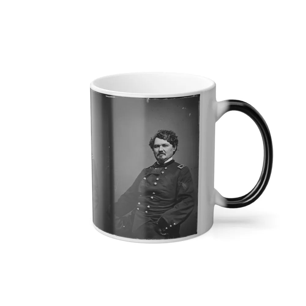 Portrait of Brig. Gen. Samuel D. Sturgis, Officer of the Federal Army (U.S. Civil War) Color Changing Coffee Mug 11oz-Go Mug Yourself