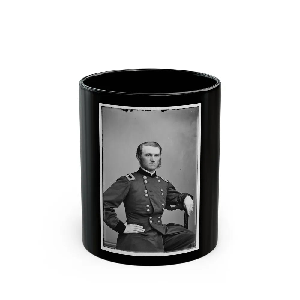 Portrait Of Brig. Gen. Thomas E. G. Ransom, Officer Of The Federal Army (U.S. Civil War) Black Coffee Mug-11oz-Go Mug Yourself