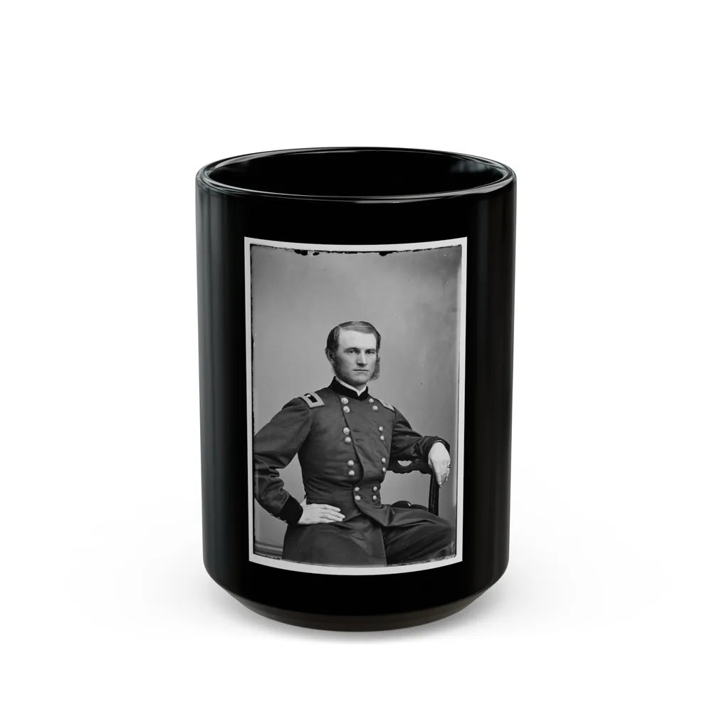 Portrait Of Brig. Gen. Thomas E. G. Ransom, Officer Of The Federal Army (U.S. Civil War) Black Coffee Mug-15oz-Go Mug Yourself