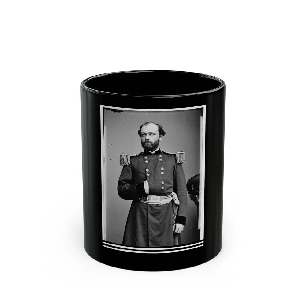 Portrait Of Capt. Quincy A. Gillmore, Officer Of The Federal Army (Maj. Gen. From July 10, 1863) (U.S. Civil War) Black Coffee Mug-11oz-Go Mug Yourself