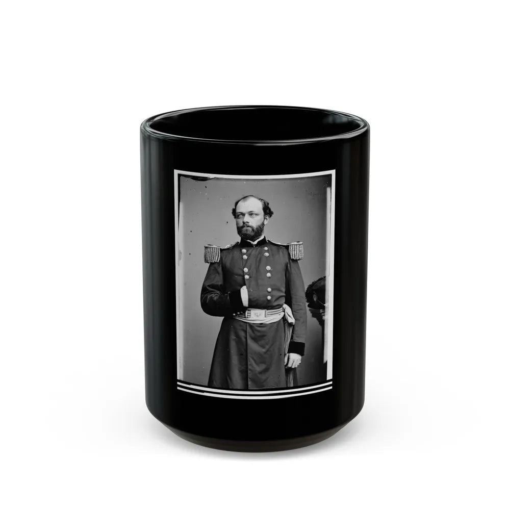 Portrait Of Capt. Quincy A. Gillmore, Officer Of The Federal Army (Maj. Gen. From July 10, 1863) (U.S. Civil War) Black Coffee Mug-15oz-Go Mug Yourself
