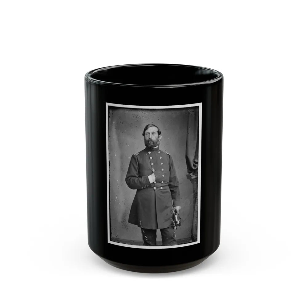 Portrait Of Col. Henry J. Hunt, Officer Of The Federal Army (Maj. Gen. From July 6, 1863) (U.S. Civil War) Black Coffee Mug-15oz-Go Mug Yourself
