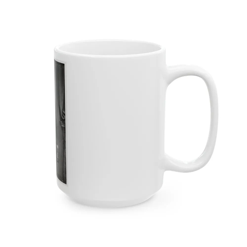 Portrait Of Col. Henry J. Hunt, Officer Of The Federal Army (Maj. Gen. From July 6, 1863) (U.S. Civil War) White Coffee Mug-Go Mug Yourself
