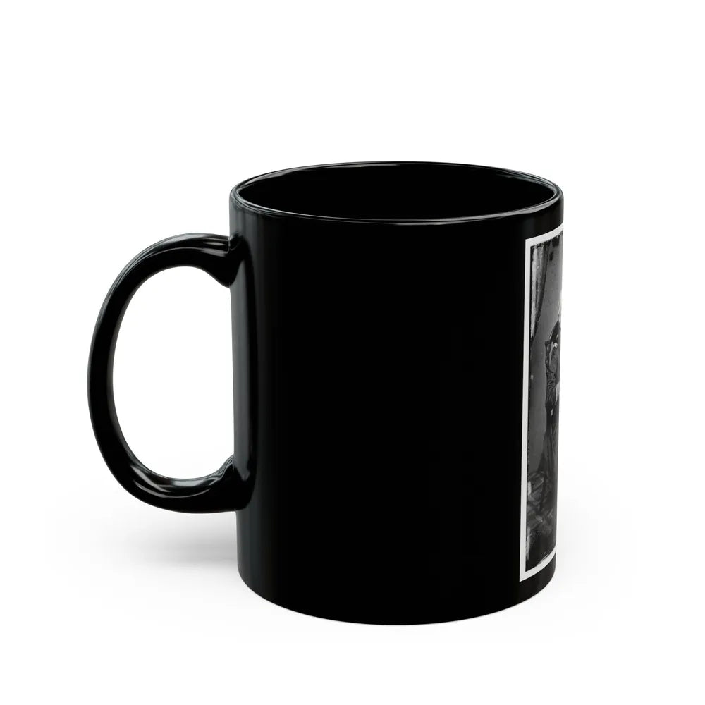 Portrait Of Commodore Franklin Buchanan, C.S.N., Officer Of The Confederate Navy (U.S. Civil War) Black Coffee Mug-Go Mug Yourself