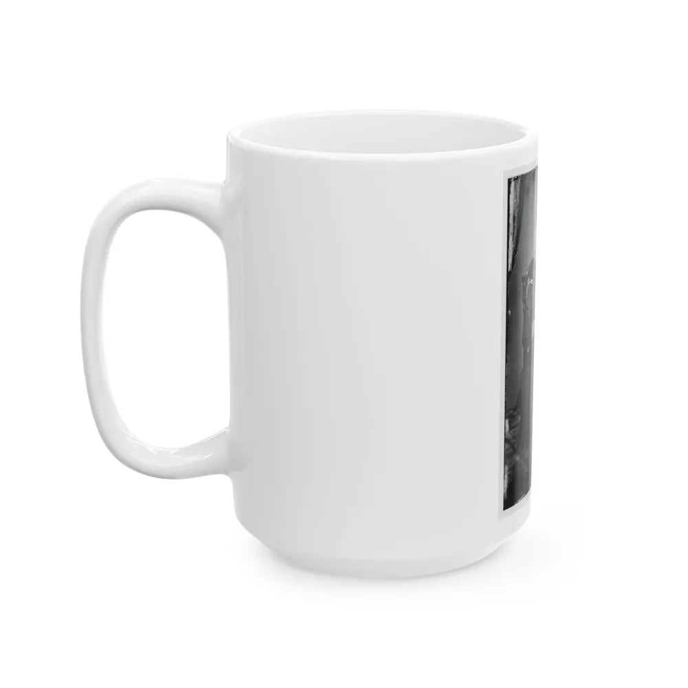 Portrait Of Commodore Franklin Buchanan, C.S.N., Officer Of The Confederate Navy (U.S. Civil War) White Coffee Mug-Go Mug Yourself