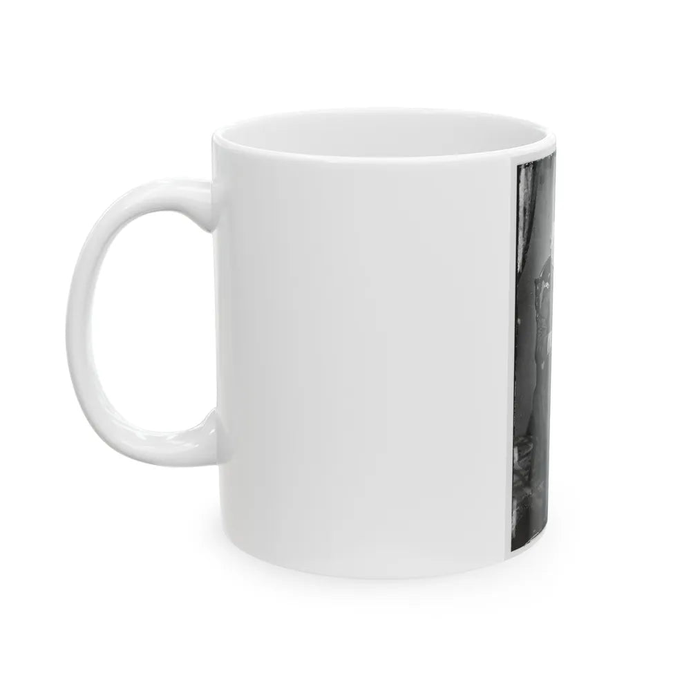 Portrait Of Commodore Franklin Buchanan, C.S.N., Officer Of The Confederate Navy (U.S. Civil War) White Coffee Mug-Go Mug Yourself