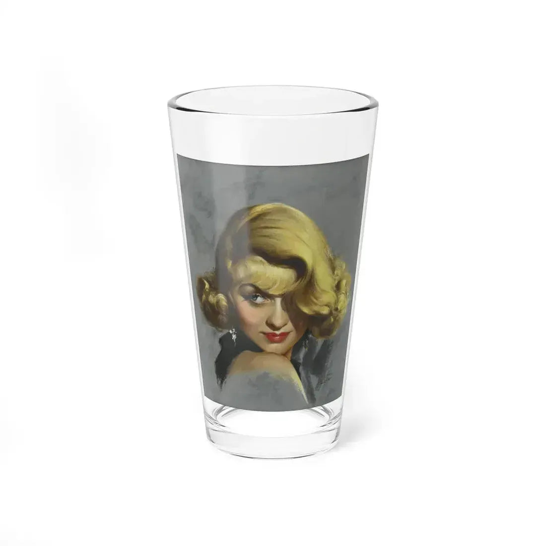 Portrait of Constance Bennett (Magazine Illustration) Pint Glass 16oz 16oz - Go Mug Yourself